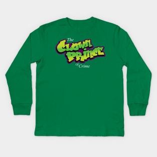 The Clown Prince of Crime Kids Long Sleeve T-Shirt